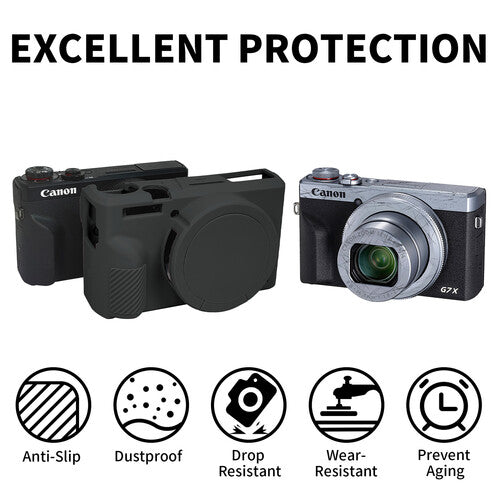 ProtectMe Silicone Protection Case for Canon PowerShot G7X III