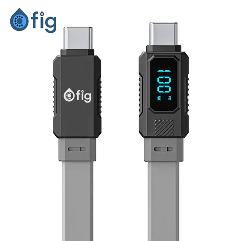 Fig 6.5 Ft Display Fast Charge Cable Type C to Type C
