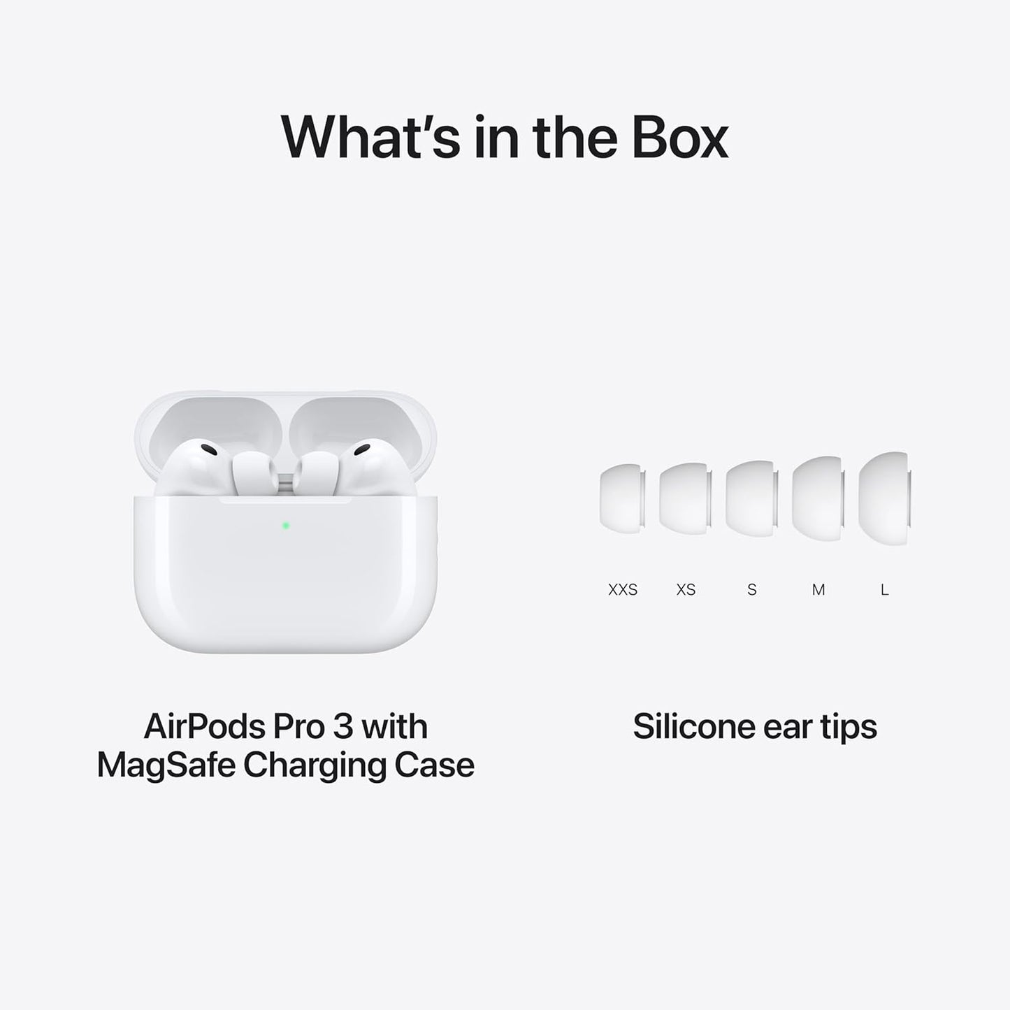 Apple AirPods Pro 3 Wireless Earbuds - Active Noise Cancellation - USB-C Charging