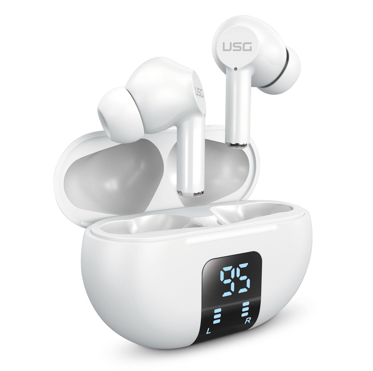 USG - Airo True Wireless Bluetooth Earbuds with ENC - White