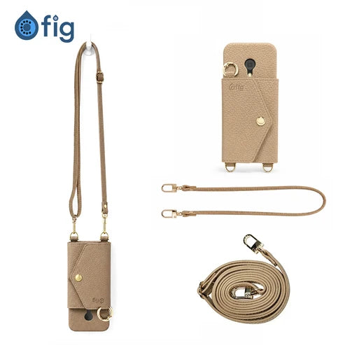 Fig bar - leather wallet case