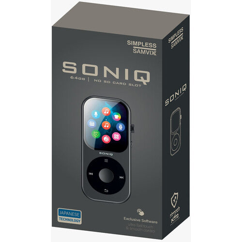 Samvix Soniq 64GB MP3 Player (No SD Slot)
