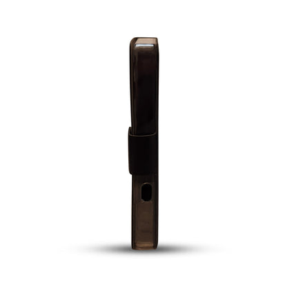 Sleek black electronic device with clip and port, designed for reliable everyday use