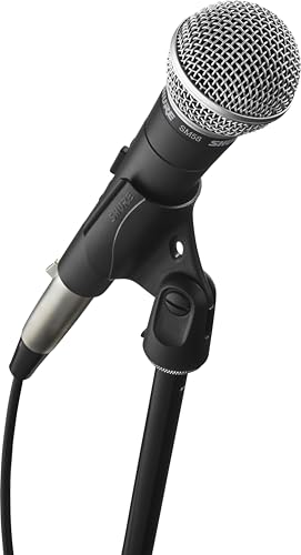 Shure SM58 Professional XLR Dynamic Vocal Microphone – Cardioid Mic for Live Performance, Studio Recording, Podcasting & Broadcasting (SM58-LC)