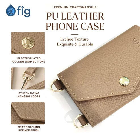 Fig bar - leather wallet case