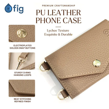 Fig bar - leather wallet case