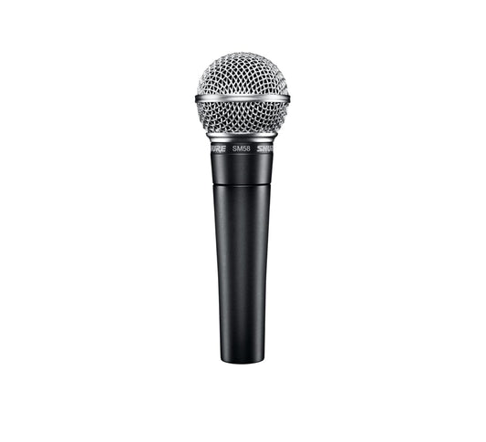 Shure SM58 Professional XLR Dynamic Vocal Microphone – Cardioid Mic for Live Performance, Studio Recording, Podcasting & Broadcasting (SM58-LC)