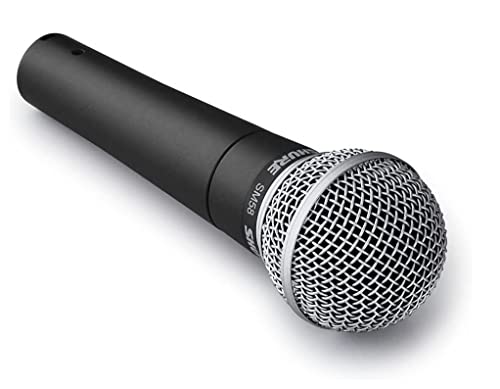 Shure SM58 Professional XLR Dynamic Vocal Microphone – Cardioid Mic for Live Performance, Studio Recording, Podcasting & Broadcasting (SM58-LC)