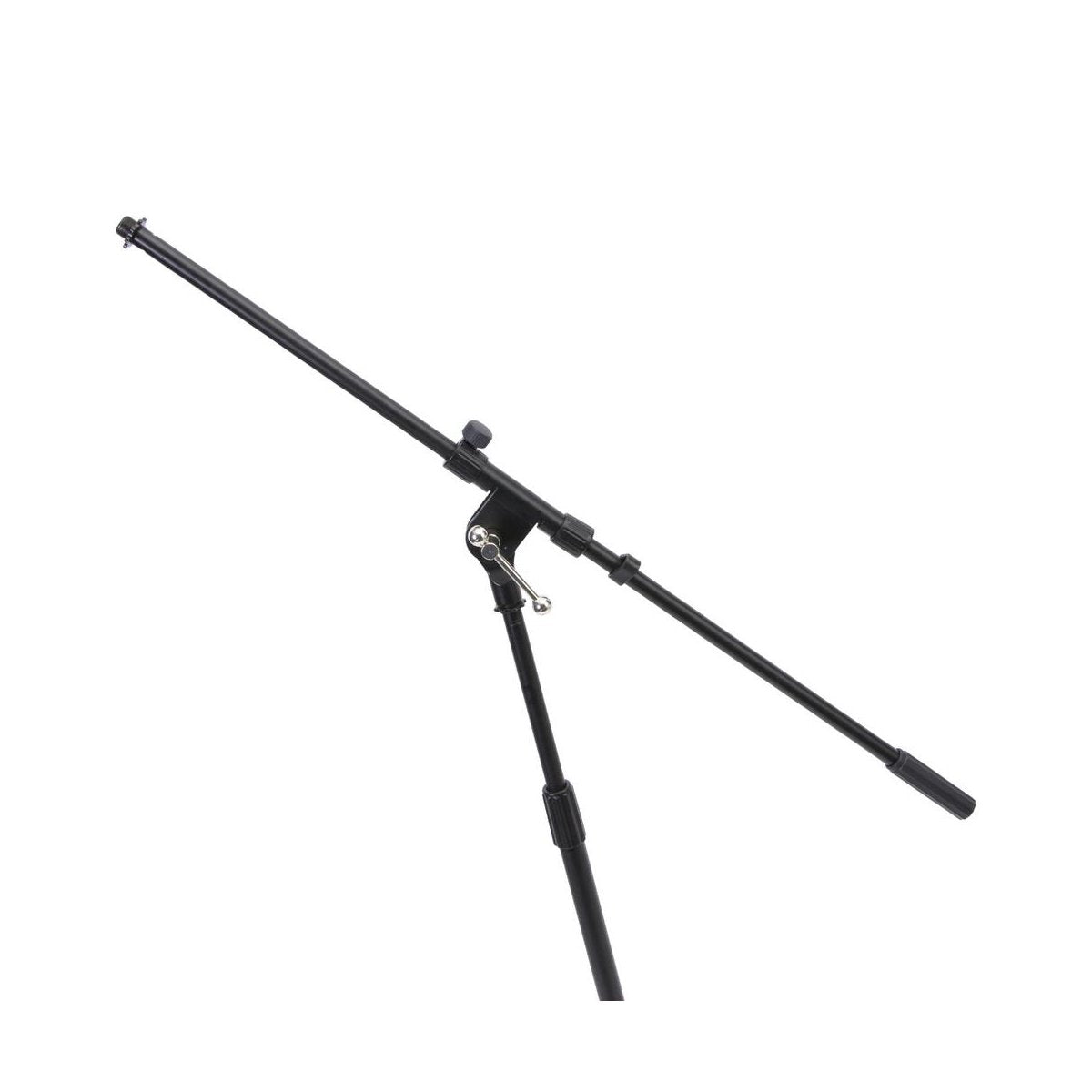On-Stage MSP7706 Euro Boom 6 Mic Stands w/Travel Bag (For Vocal and Instrument Microphones, Height-Adjustable, Rugged, Lightweight, Steel, Standard Threading, Folding Tripod, Durable, Black)