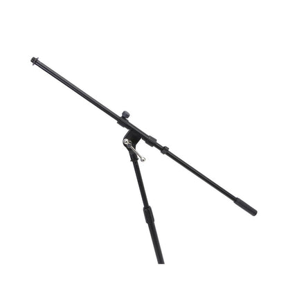 On-Stage MSP7706 Euro Boom 6 Mic Stands w/Travel Bag (For Vocal and Instrument Microphones, Height-Adjustable, Rugged, Lightweight, Steel, Standard Threading, Folding Tripod, Durable, Black)