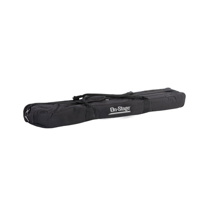 On-Stage MSP7706 Euro Boom 6 Mic Stands w/Travel Bag (For Vocal and Instrument Microphones, Height-Adjustable, Rugged, Lightweight, Steel, Standard Threading, Folding Tripod, Durable, Black)