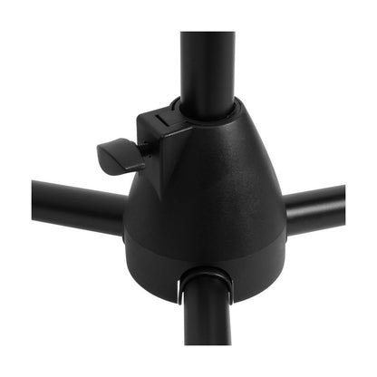 On-Stage MSP7706 Euro Boom 6 Mic Stands w/Travel Bag (For Vocal and Instrument Microphones, Height-Adjustable, Rugged, Lightweight, Steel, Standard Threading, Folding Tripod, Durable, Black)