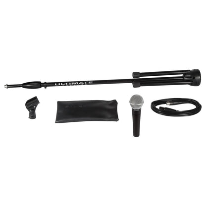 Shure SM58 Professional XLR Dynamic Vocal Microphone – Cardioid Mic for Live Performance, Studio Recording, Podcasting & Broadcasting (SM58-LC)
