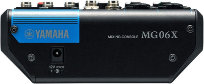 YAMAHA MG06X 6-Input Compact Stereo Mixer with Effects