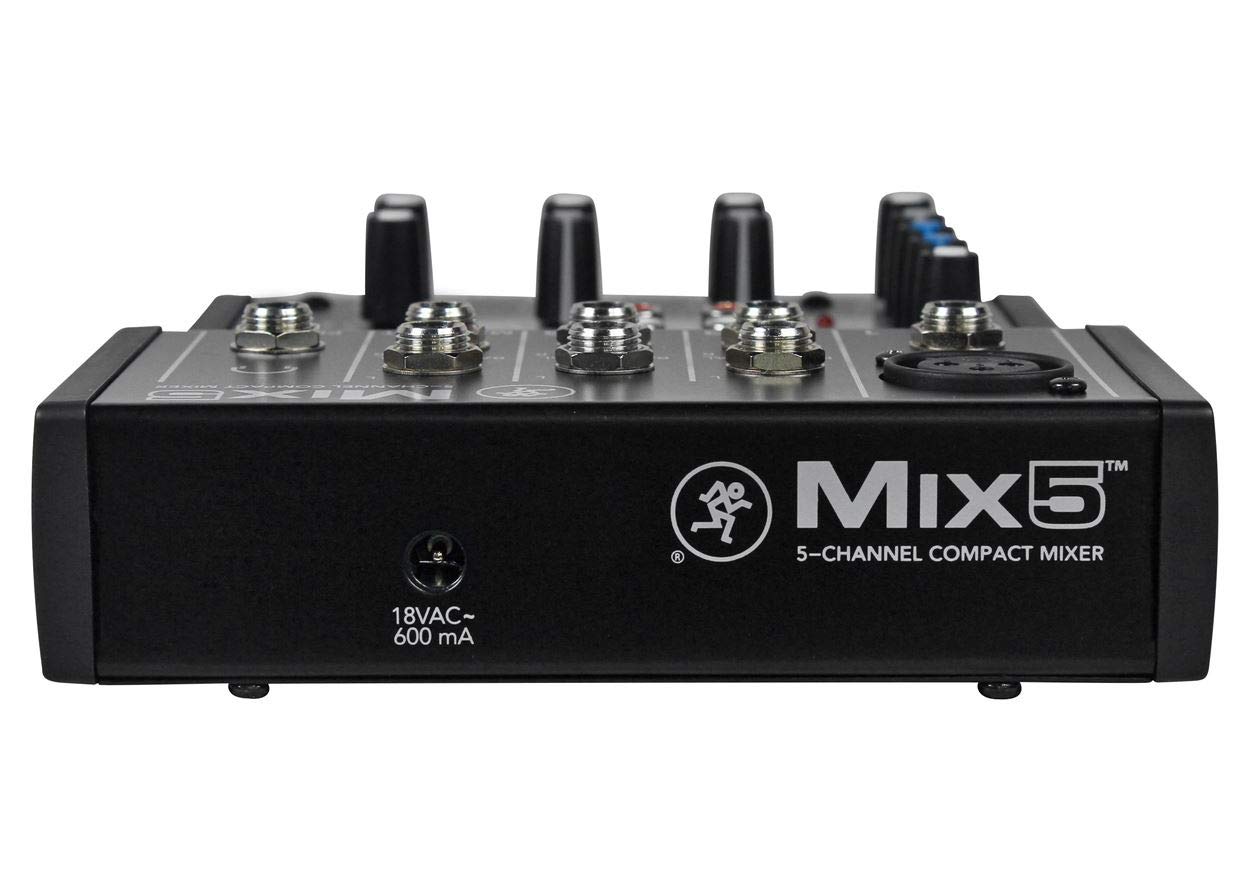 Mackie Mix Series Mix8 8-Channel Mixer, Black