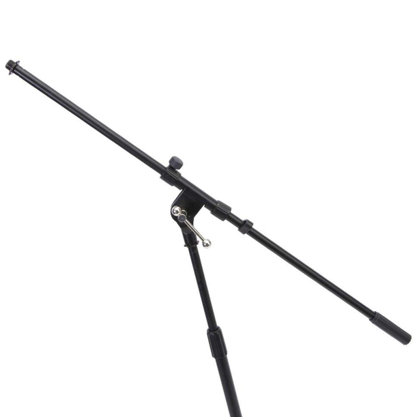 On-Stage MSP7706 Euro Boom 6 Mic Stands w/Travel Bag (For Vocal and Instrument Microphones, Height-Adjustable, Rugged, Lightweight, Steel, Standard Threading, Folding Tripod, Durable, Black)