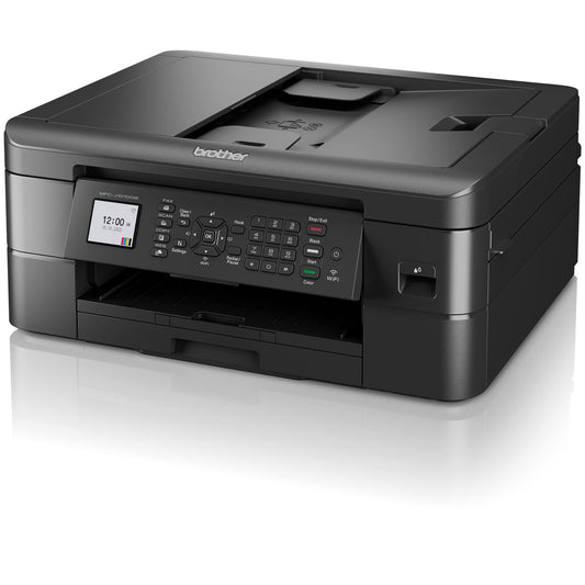 Brother MFC-J1010DW Wireless Color Inkjet All-in-One Printer, Duplex Printing, Mobile & Cloud Print, Compact Design, 1.8" Color Display, Works with Alexa