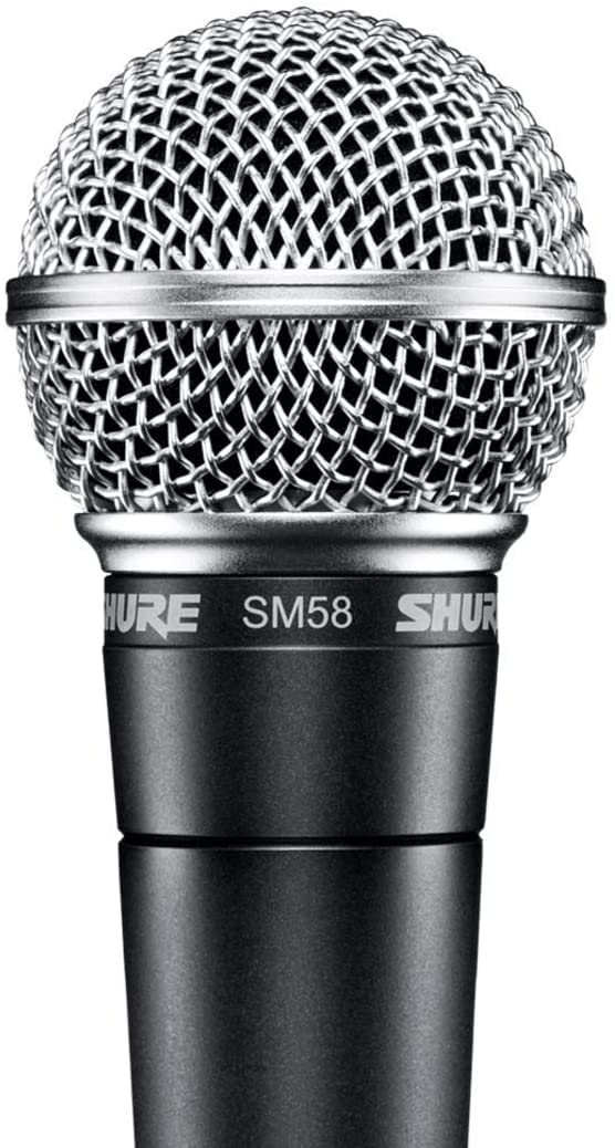 Shure SM58 Professional XLR Dynamic Vocal Microphone – Cardioid Mic for Live Performance, Studio Recording, Podcasting & Broadcasting (SM58-LC)