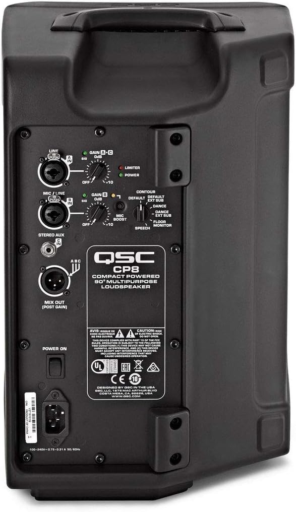 QSC CP8 8" Compact Powered Loudspeaker