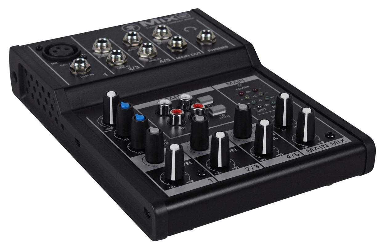 Mackie Mix Series Mix8 8-Channel Mixer, Black