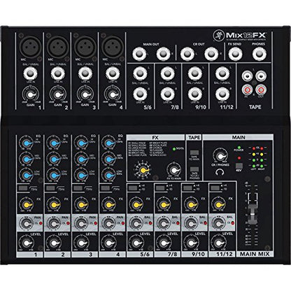 Mackie Mix Series Mix8 8-Channel Mixer, Black