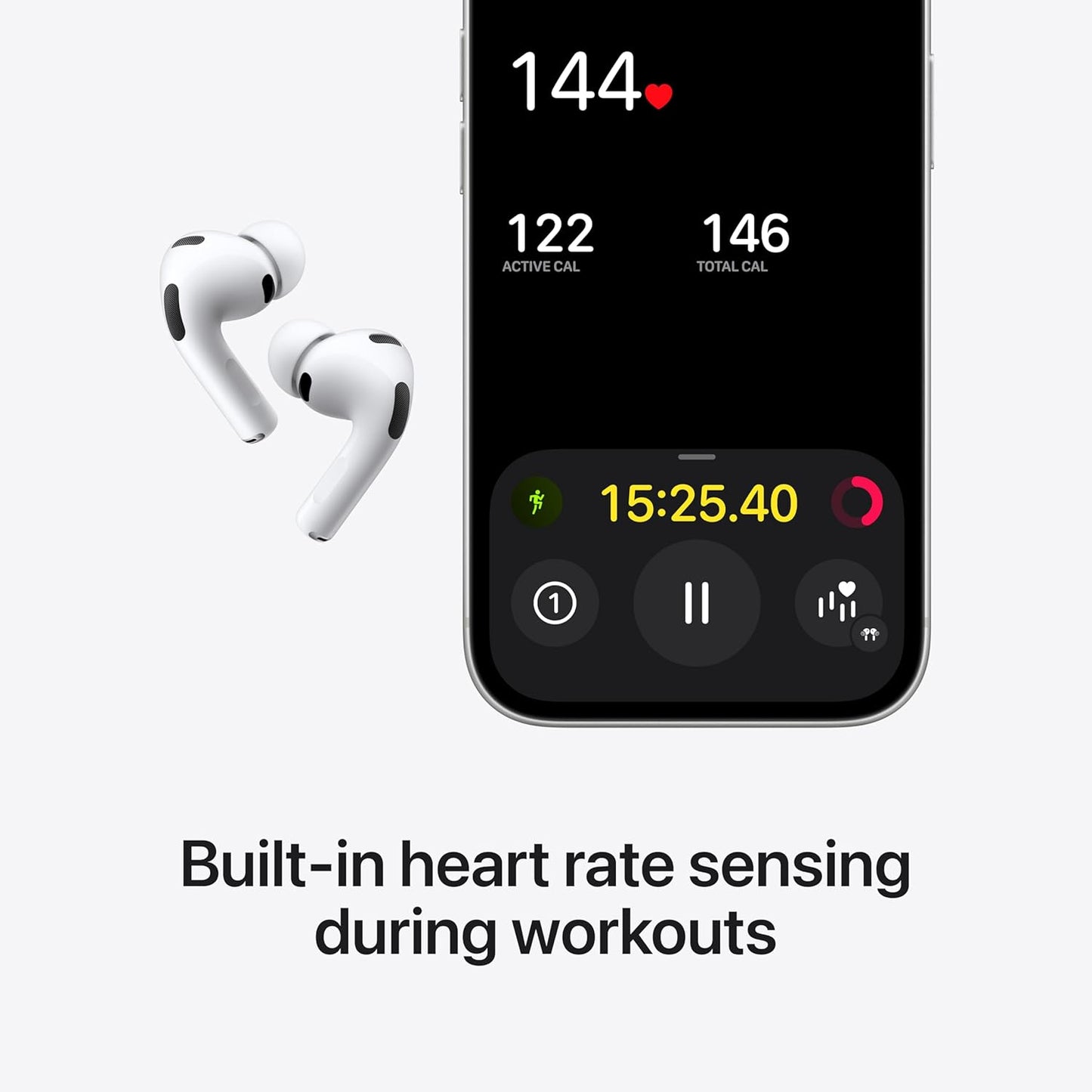 Apple AirPods Pro 3 Wireless Earbuds - Active Noise Cancellation - USB-C Charging
