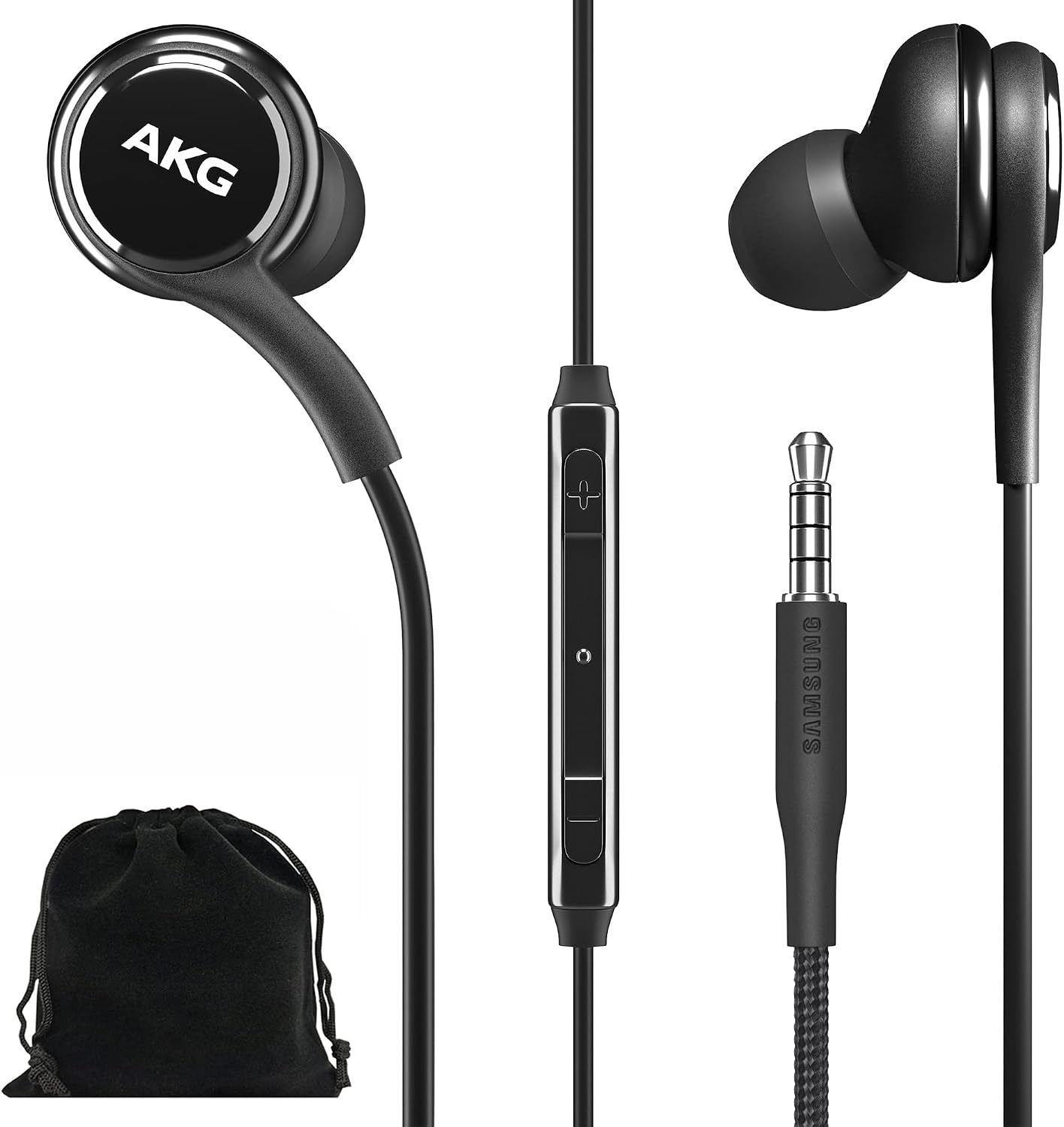 Samsung 3.5mm AKG Earphones - (Black)