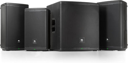 JBL Professional EON715 Powered PA Speaker, Portable Loudspeaker with Bluetooth, 15 inch, 300 Watt, Wired Electric, Black