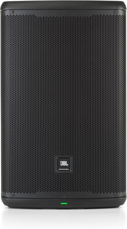 JBL Professional EON715 Powered PA Speaker, Portable Loudspeaker with Bluetooth, 15 inch, 300 Watt, Wired Electric, Black