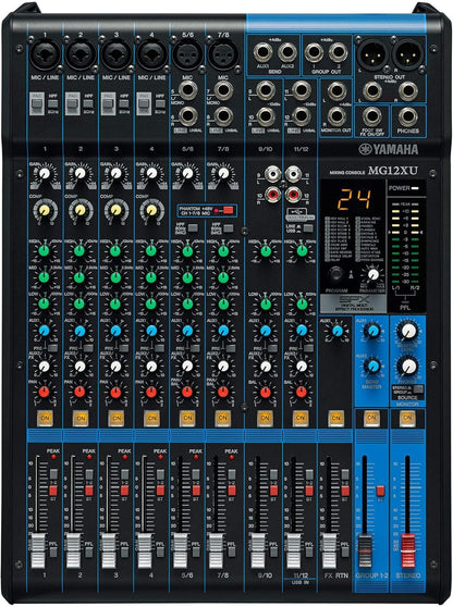 Yamaha MG12XU 12-Input 4-Bus Mixer with Effects