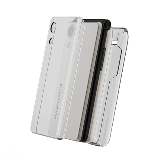 Wonder phone Plastic clear case (Fits also for wonder pro)