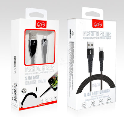 USB To C Nylon Fast Charging Cable 5.0A 10 FT
