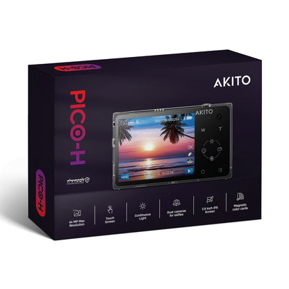 AKITO NEW PICO-H Digital Camera BLACK Touch Screen