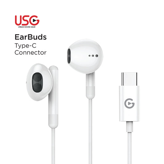 Urban Sound Gear Type C Headphone - White