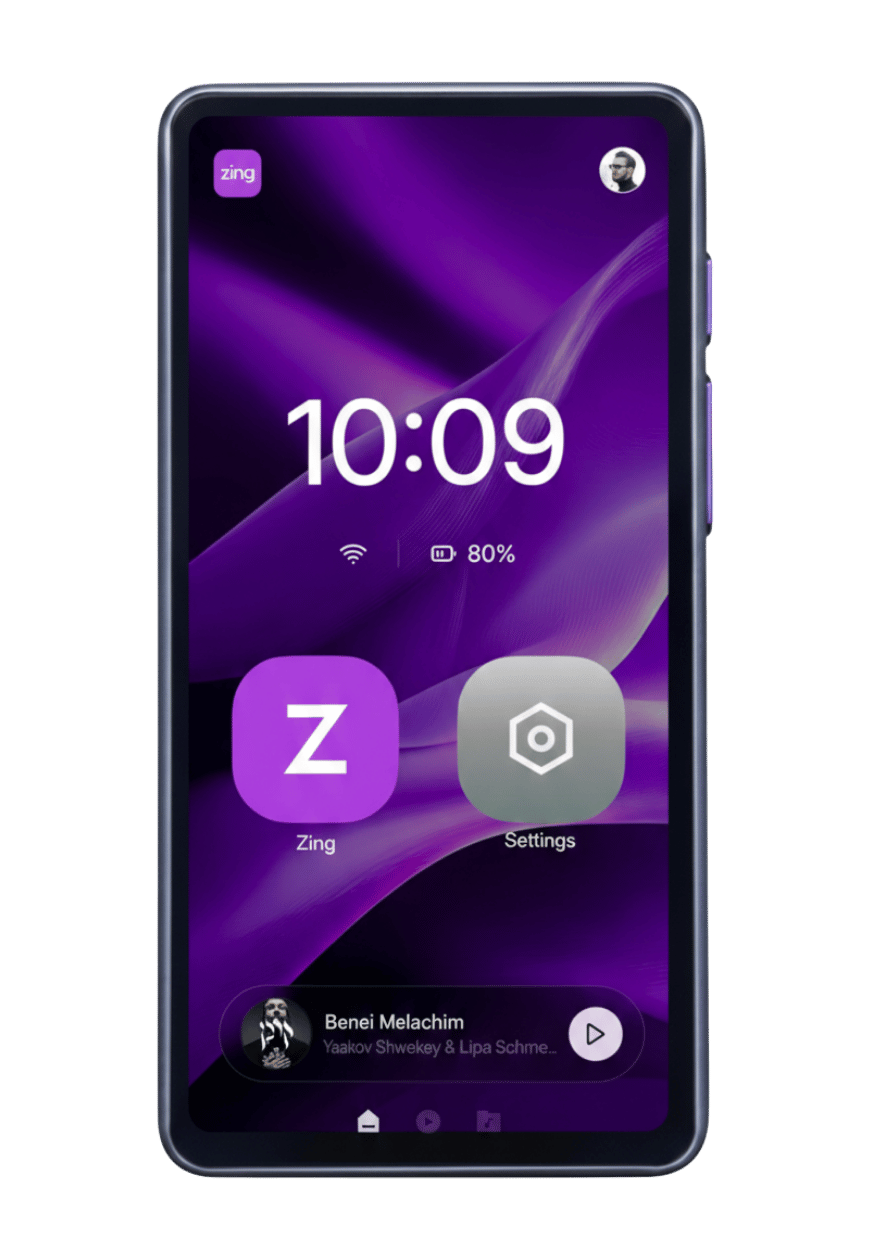 *New* Zing Wave Music Player Black