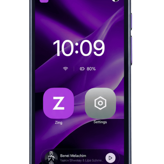 *New* Zing Wave Music Player Black