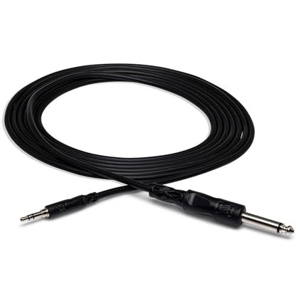 Hosa 3.5 Millimeters TRS to 1/4 Inches TS Mono Interconnect Cable - 5 Feet From