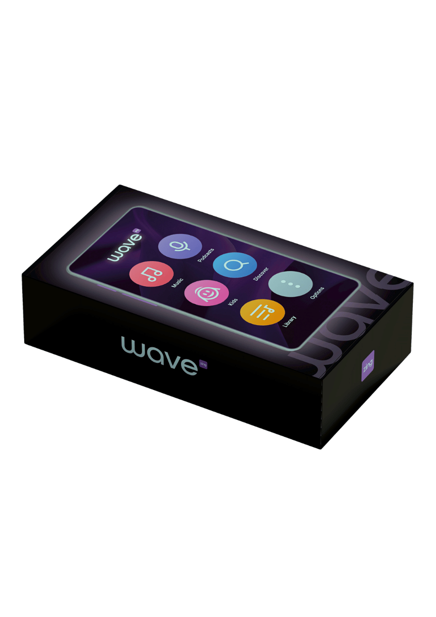 *New* Zing Wave Music Player Black
